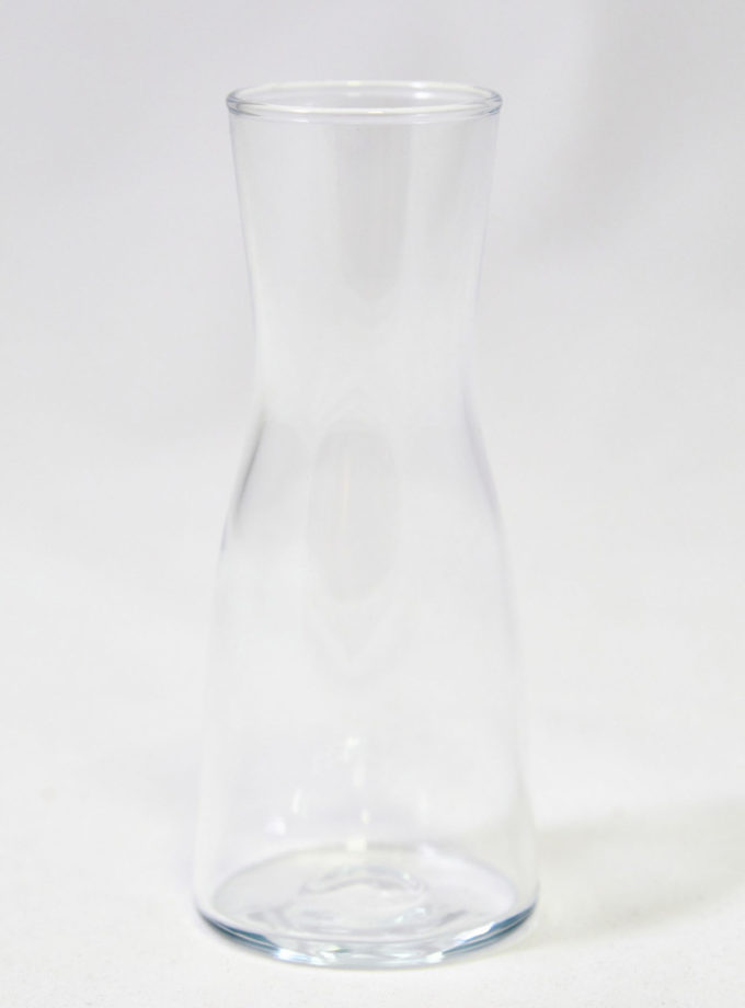 Skleněná váza zúžená malá