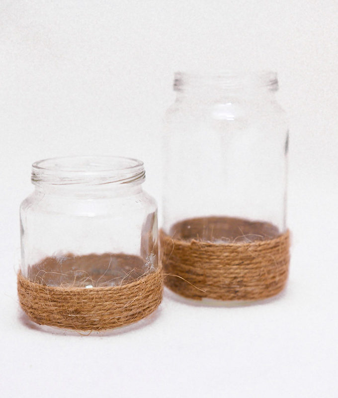 Rustikální svícen na čajovou svíčku