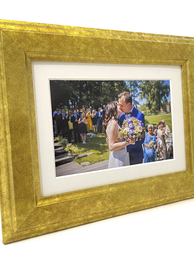 Rámeček zlatá patina