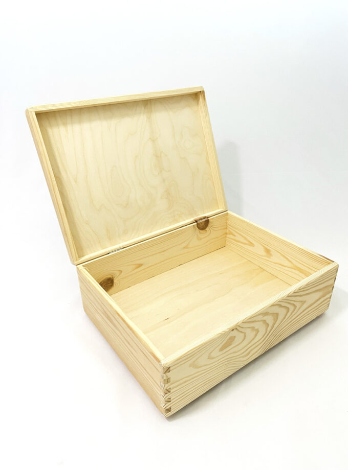 Dřevěná krabice otevírací