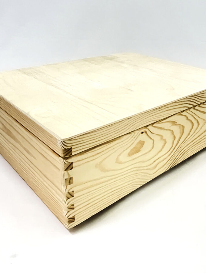 Dřevěná krabice otevírací