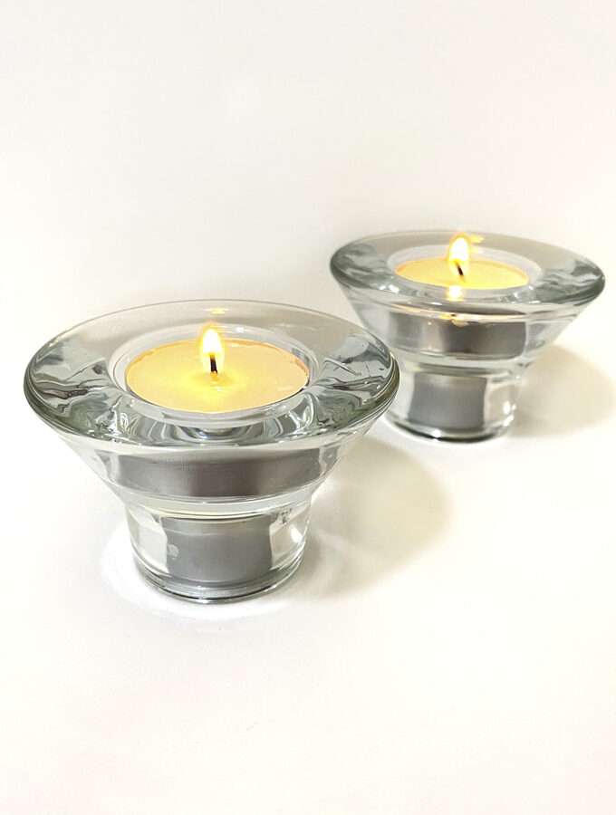 Skleněný svícen univerzální