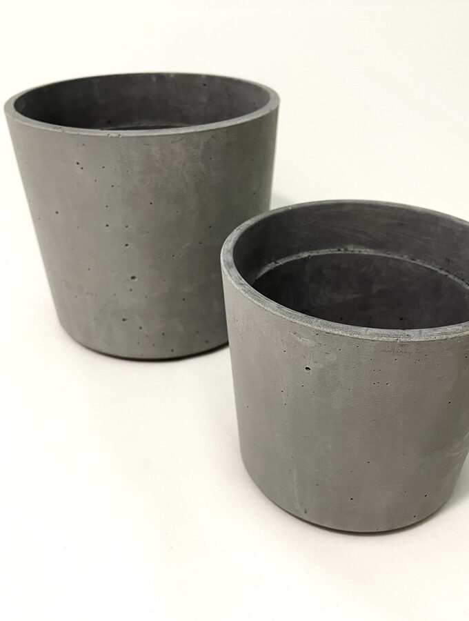 Květináč design betonu velký