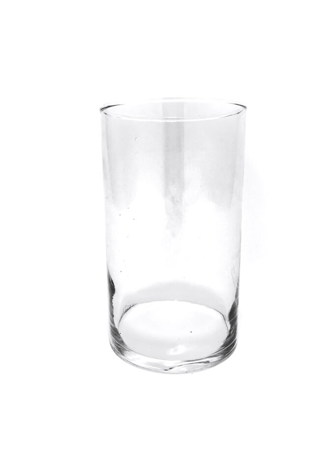 Váza skleněná válcová